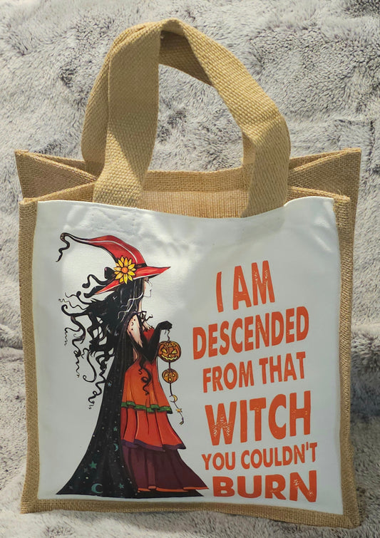 That Witch Jute Tote Shopper