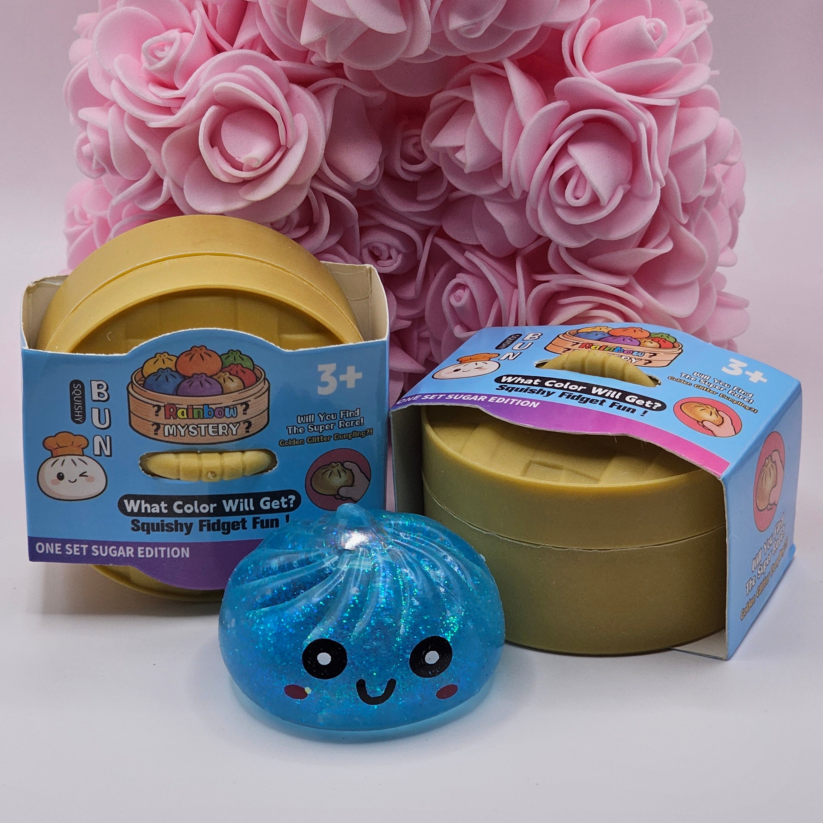 Mini Squishy Bun Toy - Random Colour