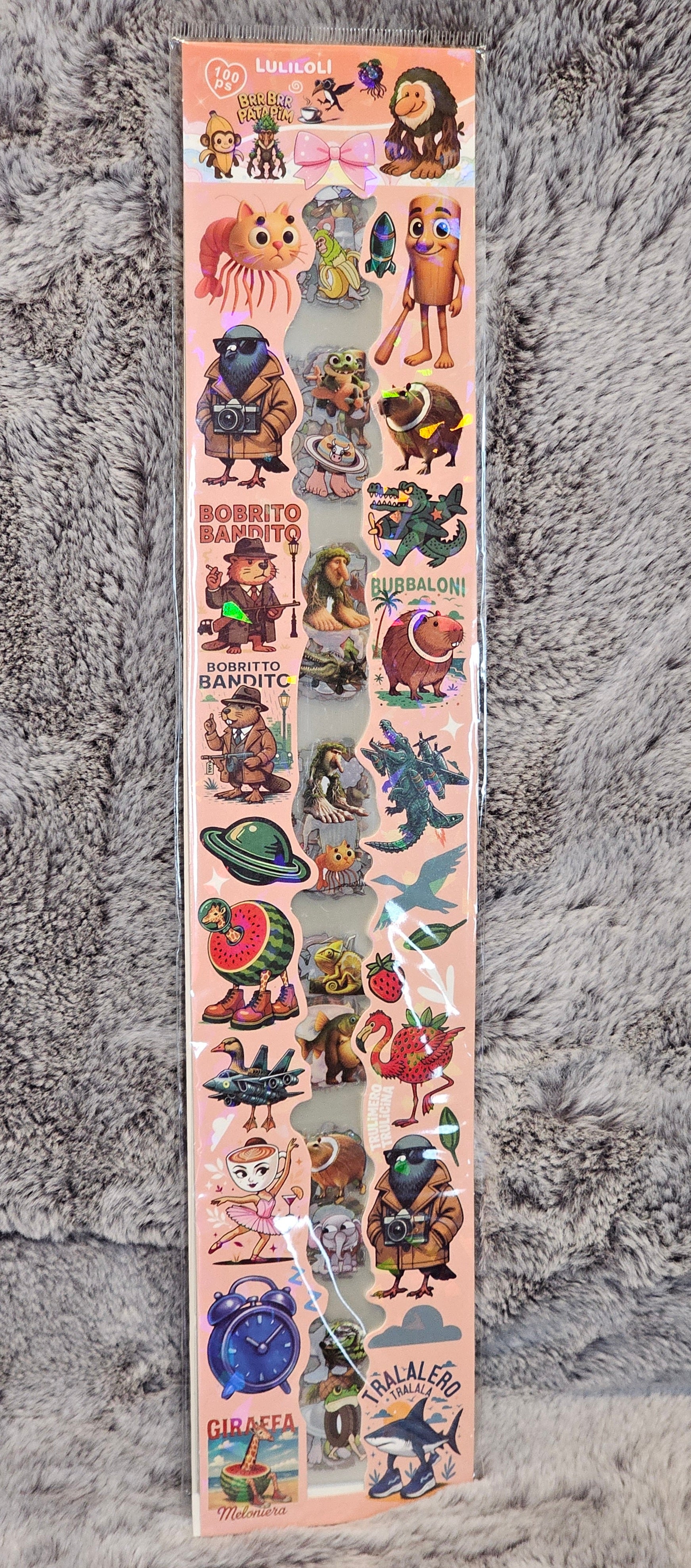 Italian Brainrot 100pc Sticker Set