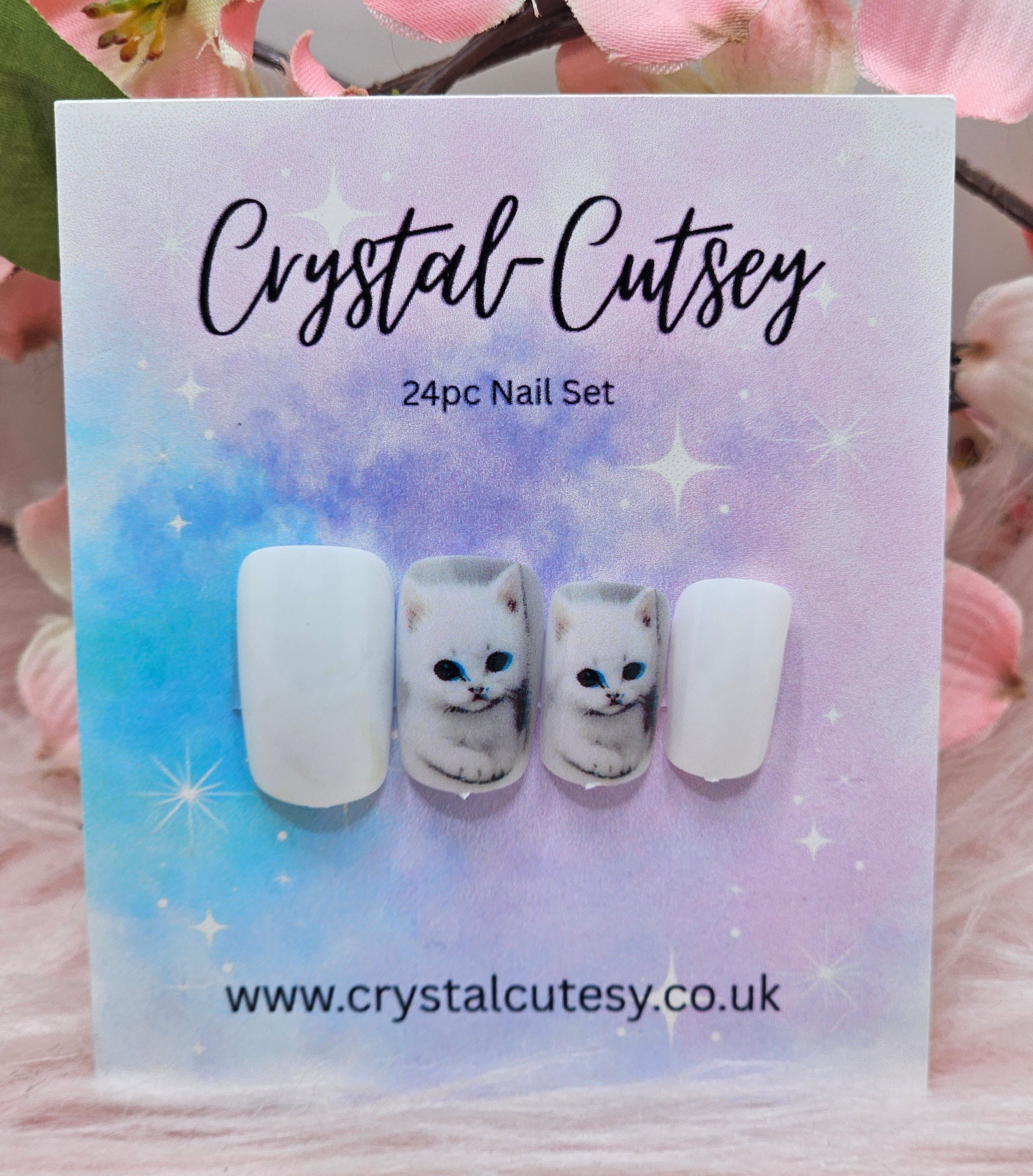 Cat Press On Nails