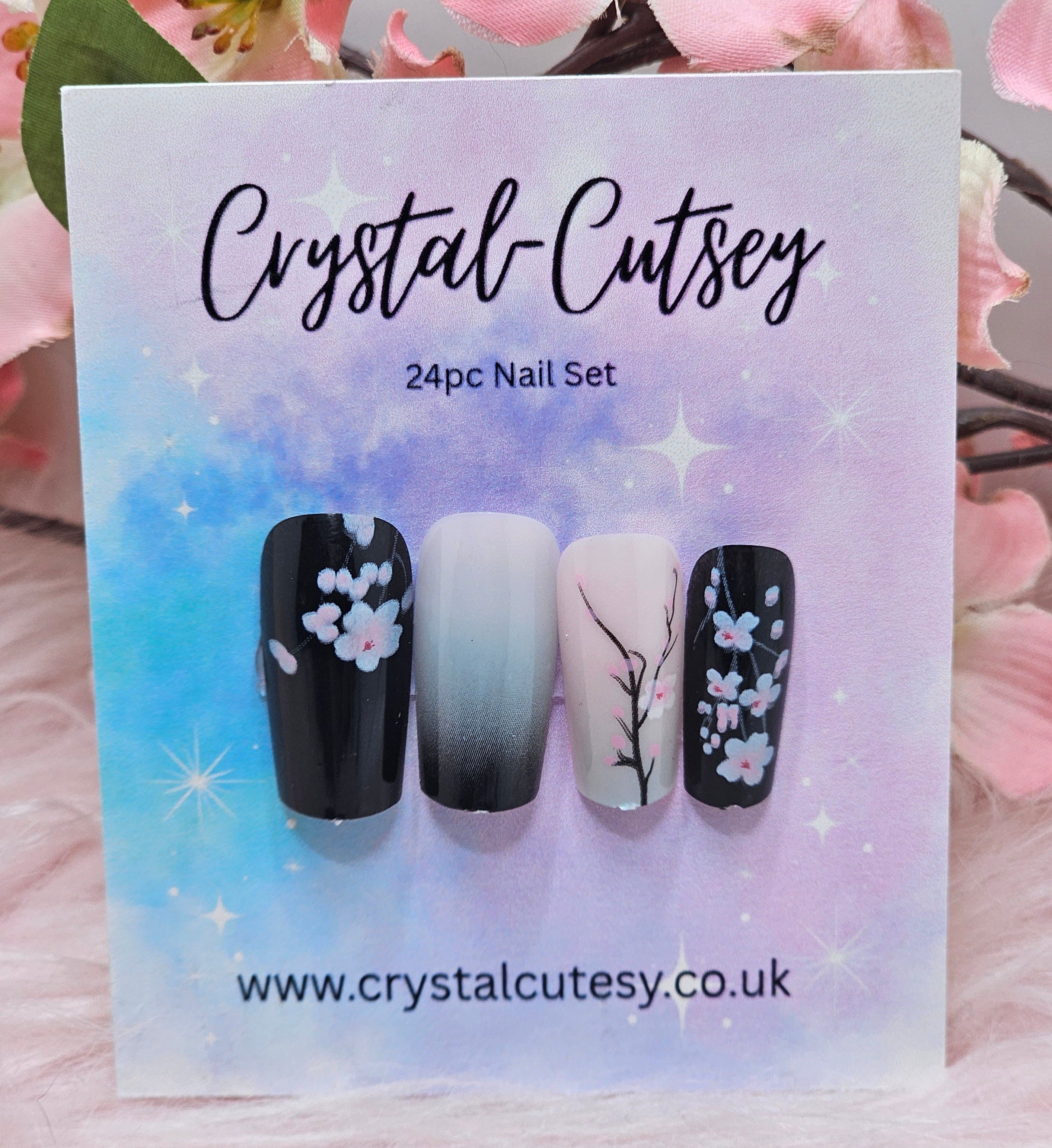 Cherry Blossom Press On Nails