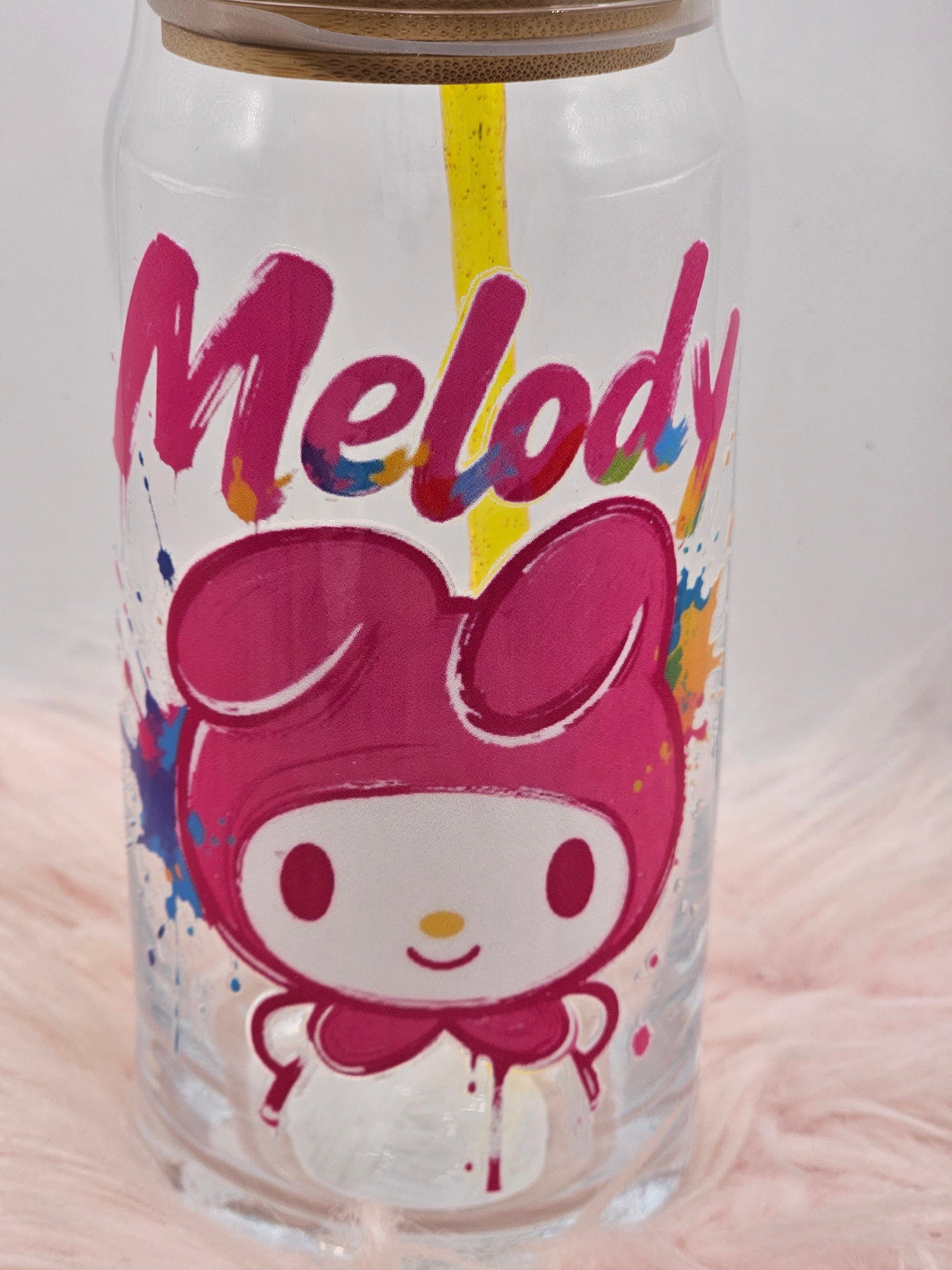 My Melody Graffiti Glass