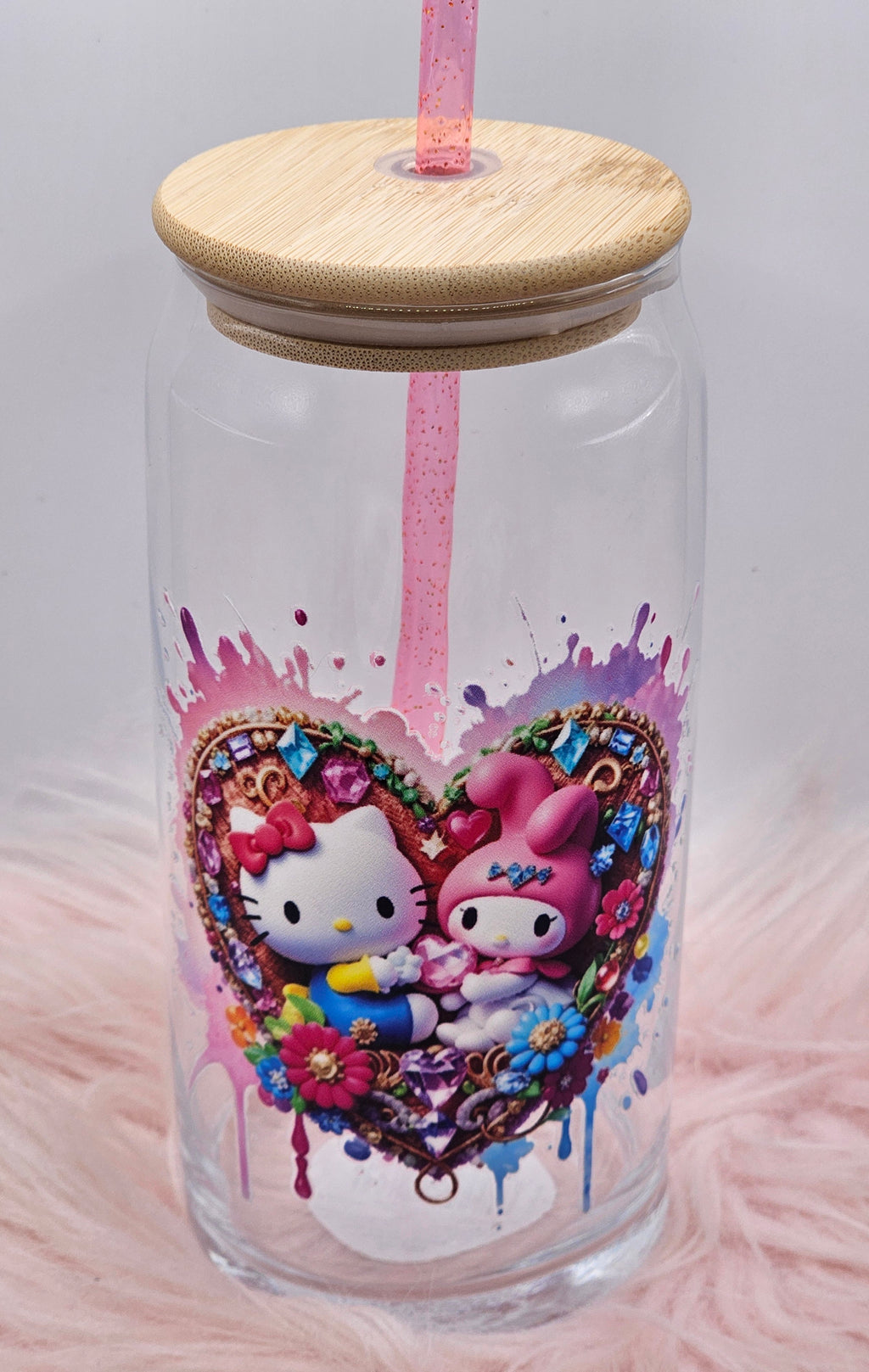 Hello Kitty & My Melody Glass