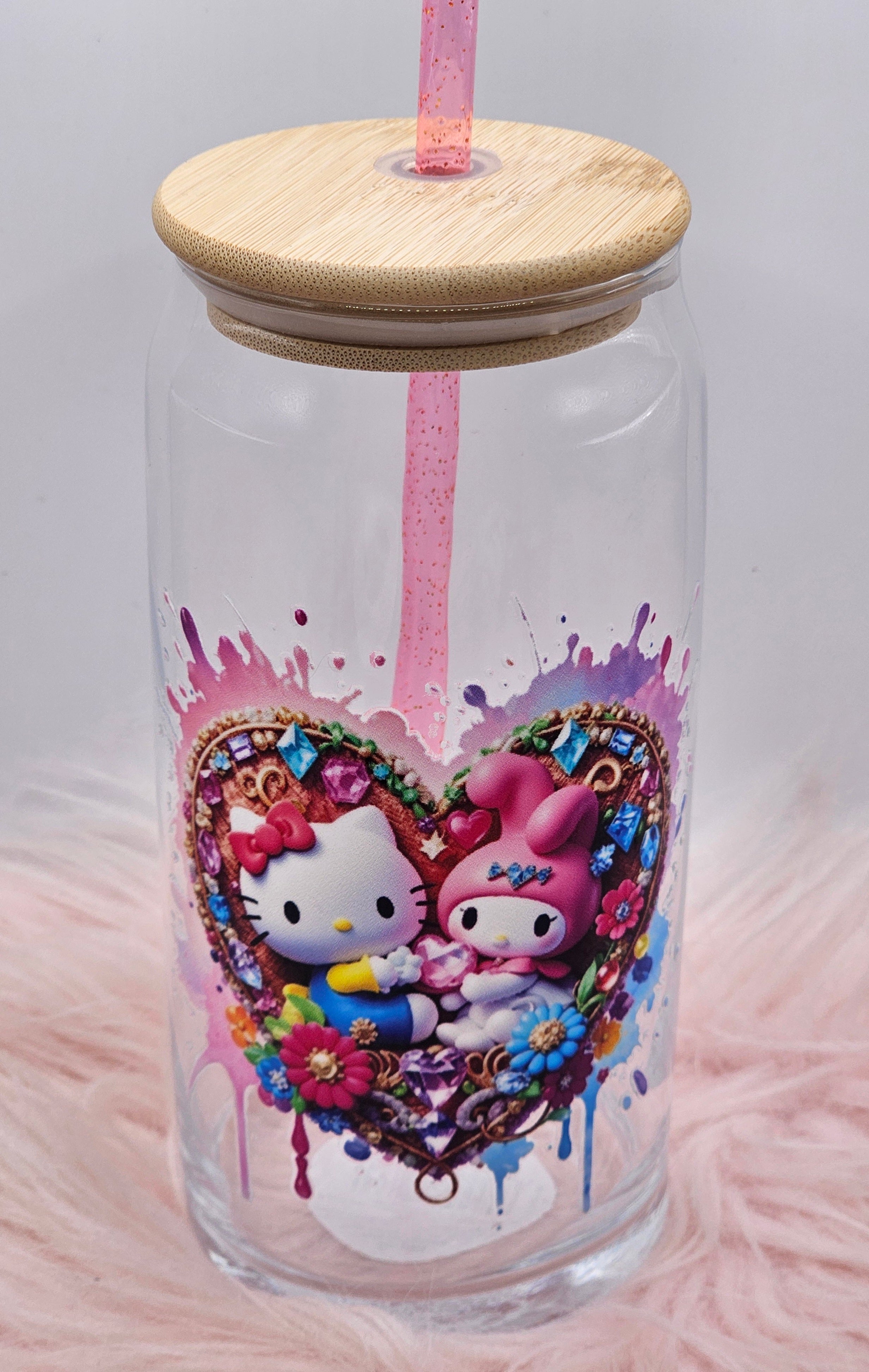 Hello Kitty & My Melody Glass