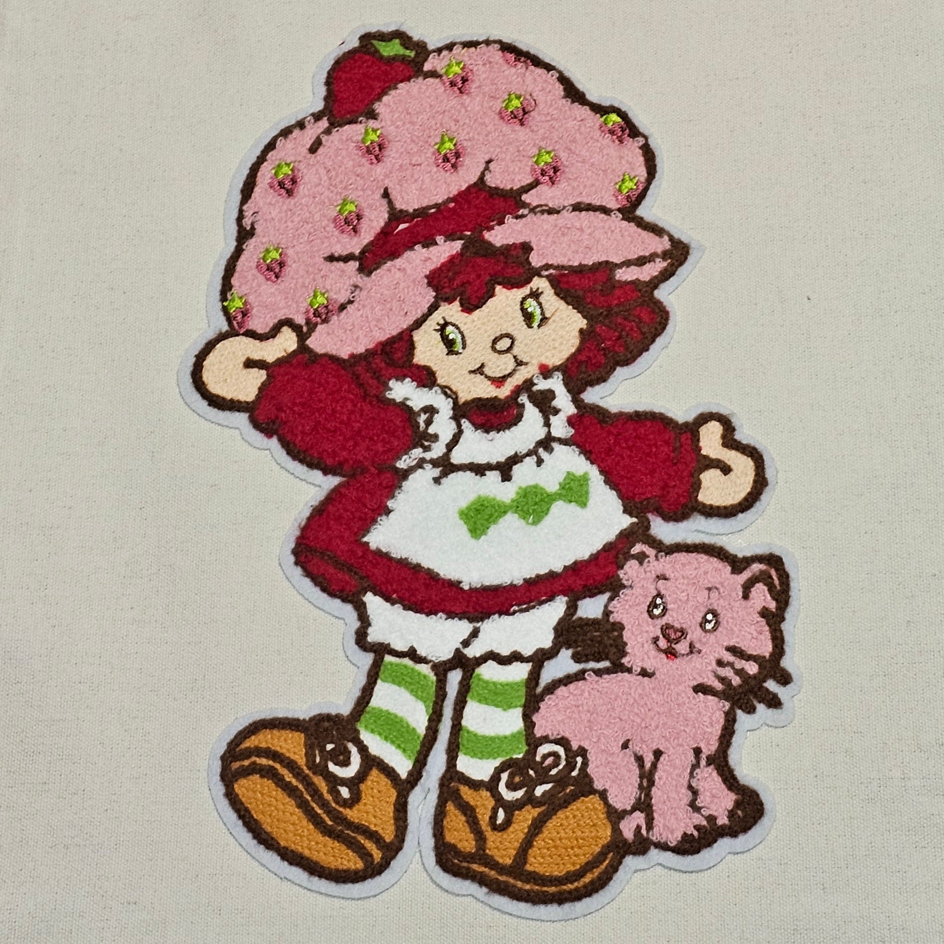 Strawberry Girl Canvas Tote Bag