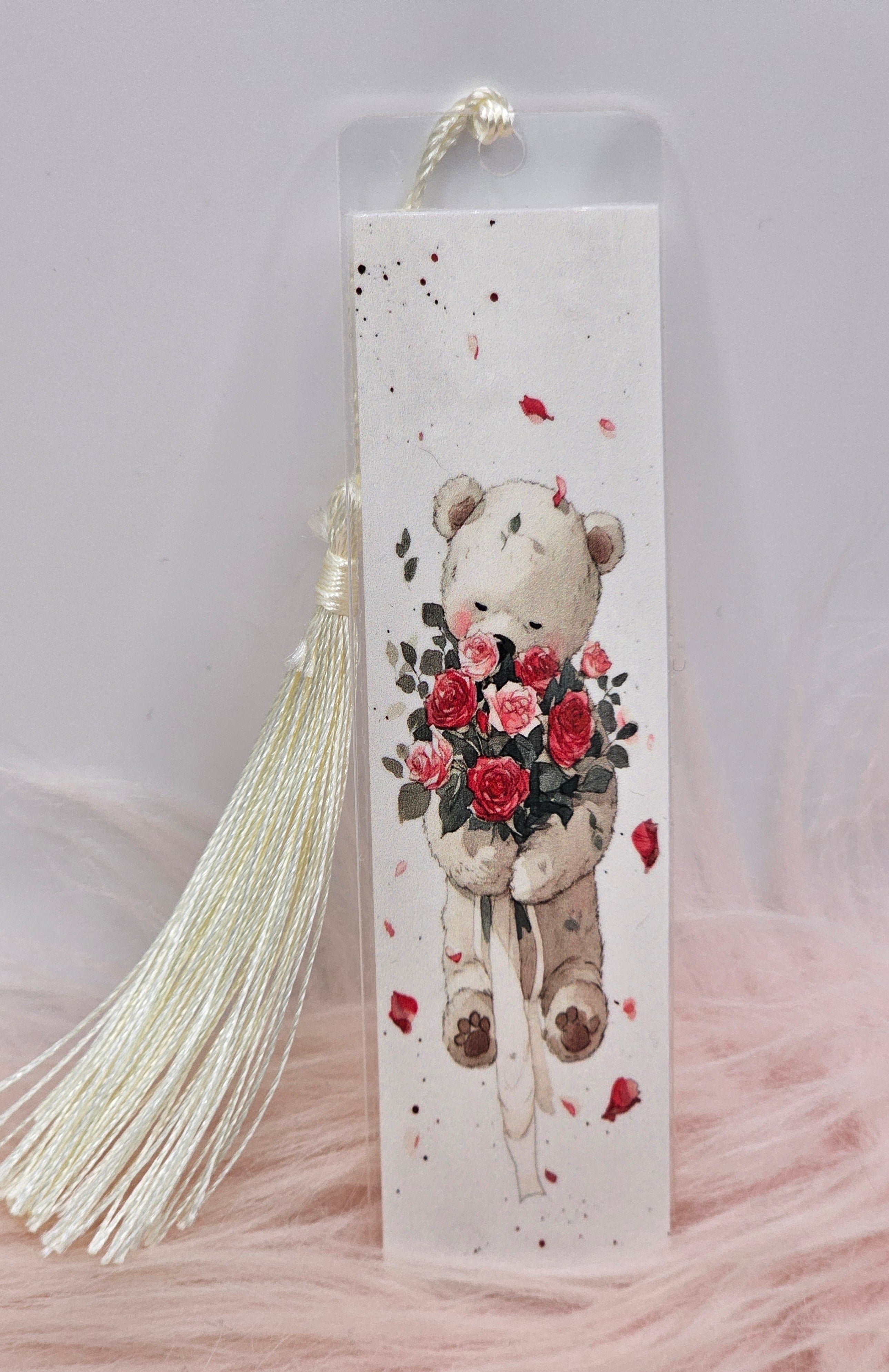 Rose Bear Bookmark