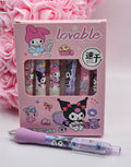My Melody & Kuromi 6pc Gel Press Pen Set