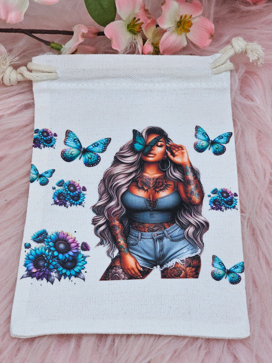 Butterfly Dreams Drawstring Bag