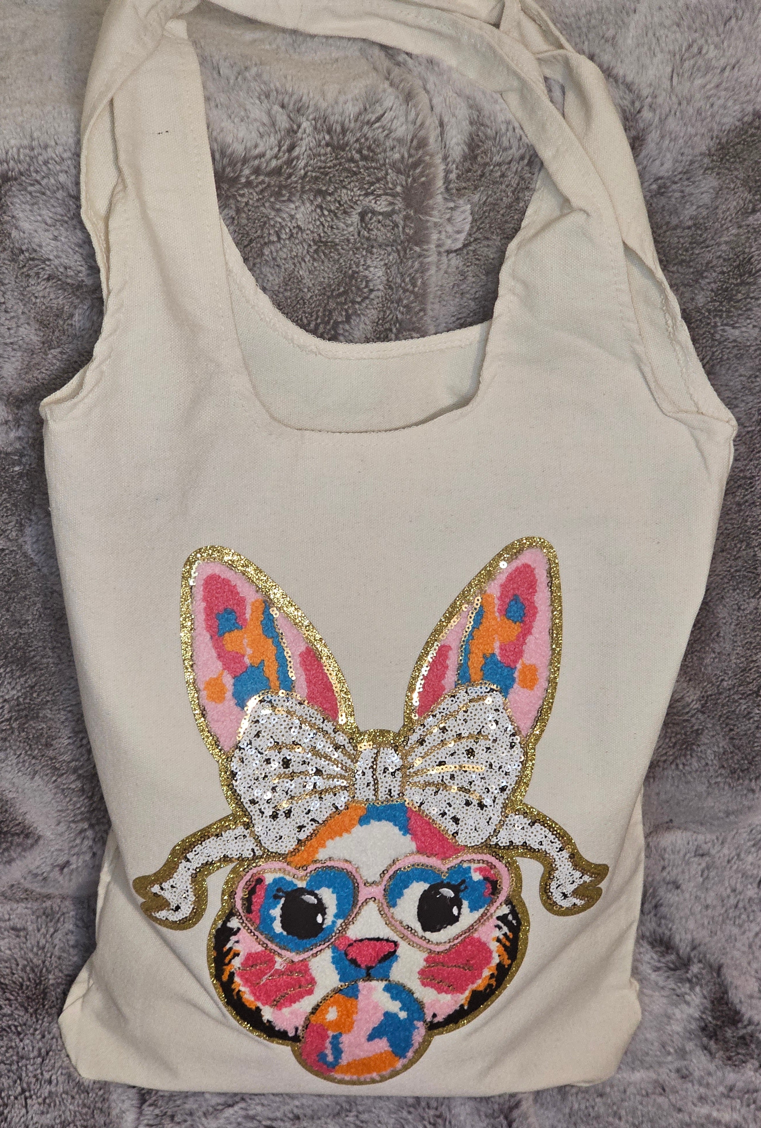 Bunny Canvas Tote Bag