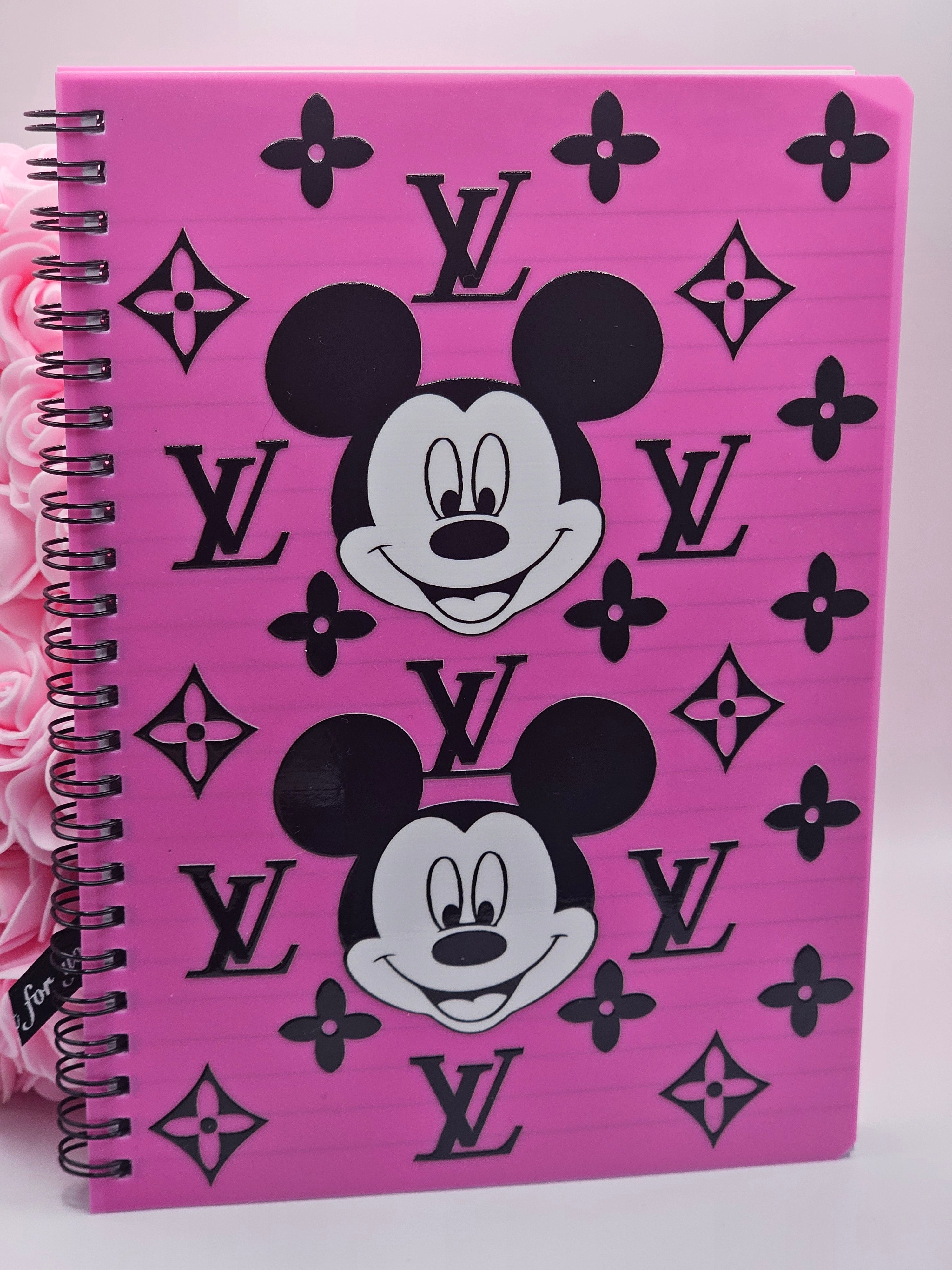 Pink Mouse Spiral Notebook