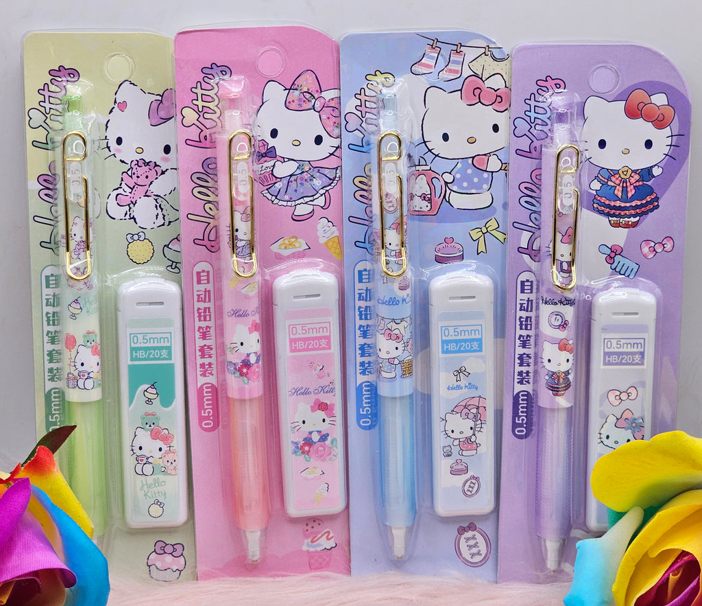 Hello Kitty Mechanical Pencil Set
