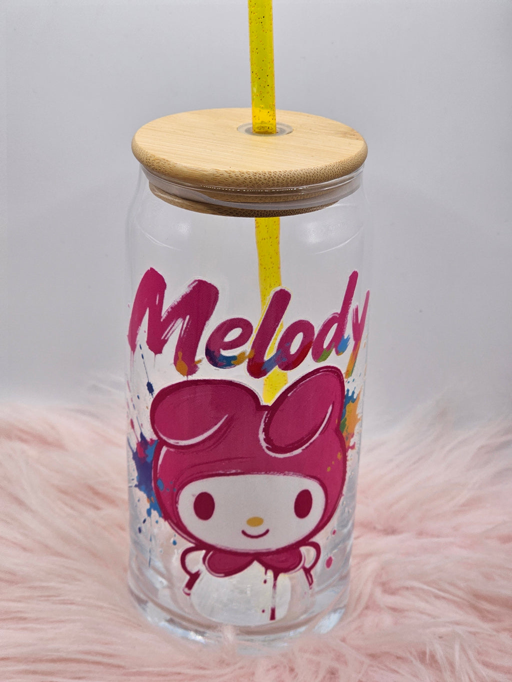 My Melody Graffiti Glass