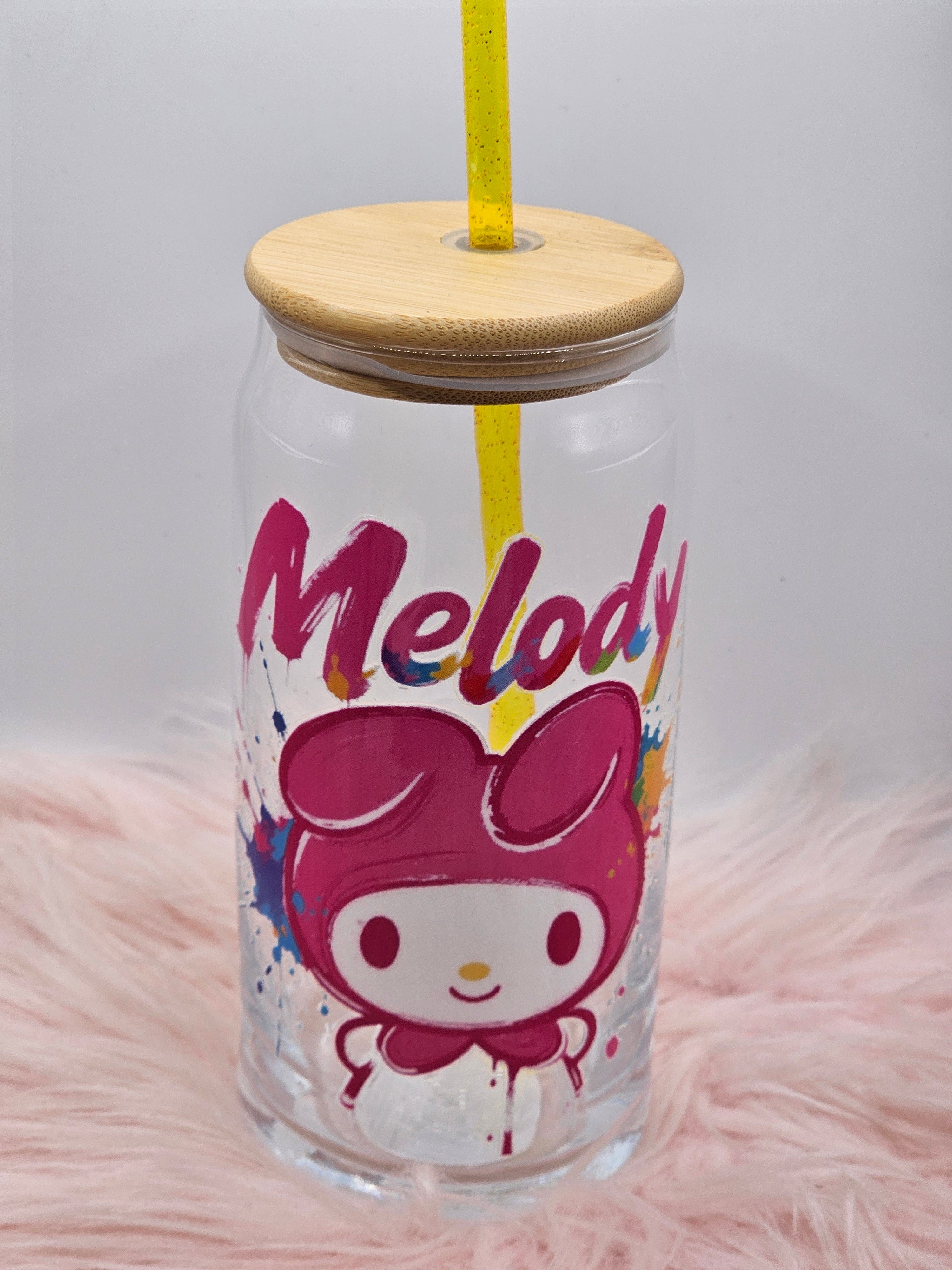 My Melody Graffiti Glass