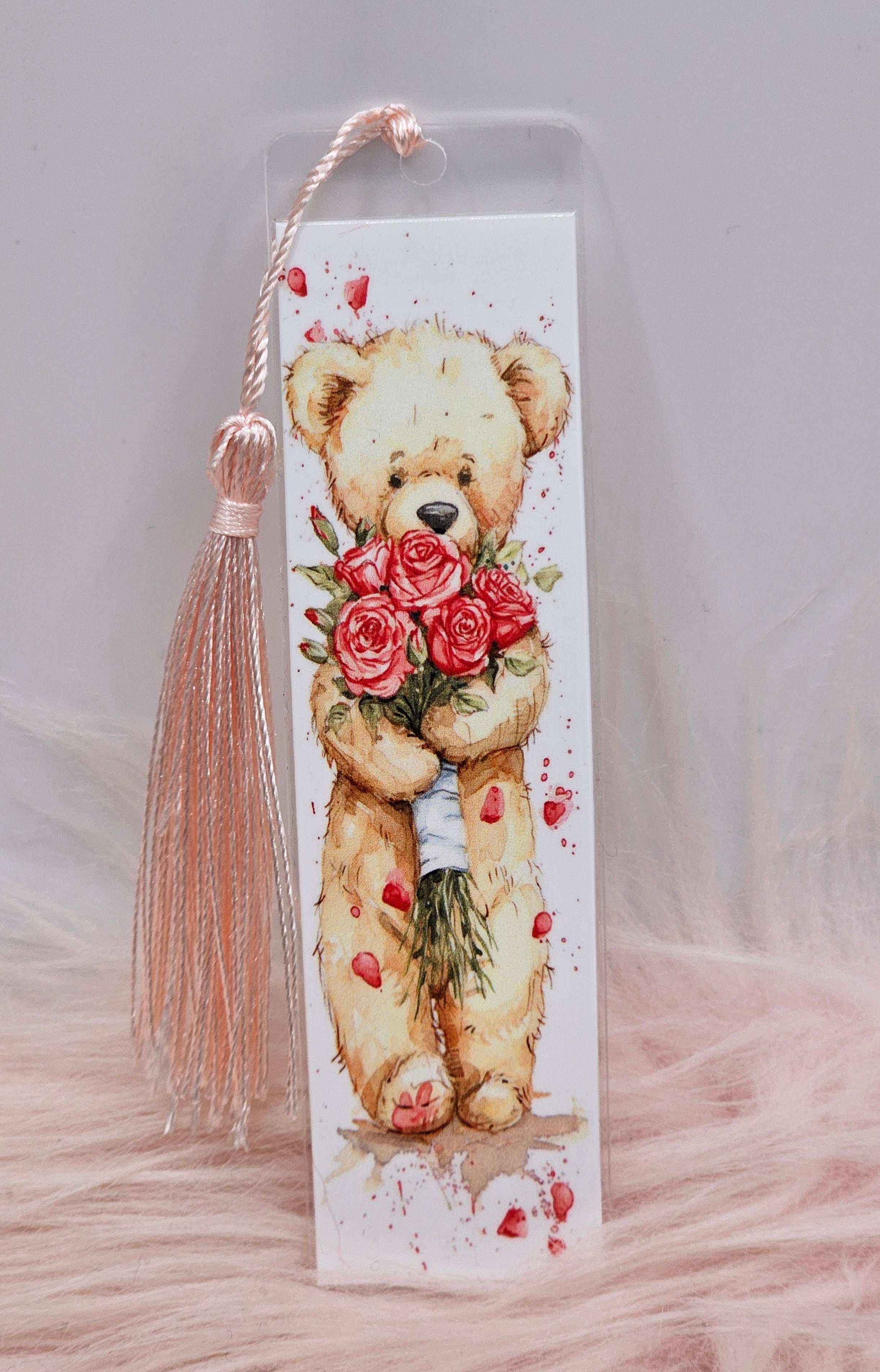 Rose Bear Bookmark