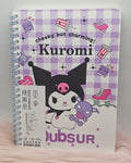 A5 Spiral Kuromi Notebook