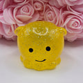 Yellow Glitter Octopus Squishy