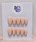 Ocean Kissed 24pc Press On Nail Set