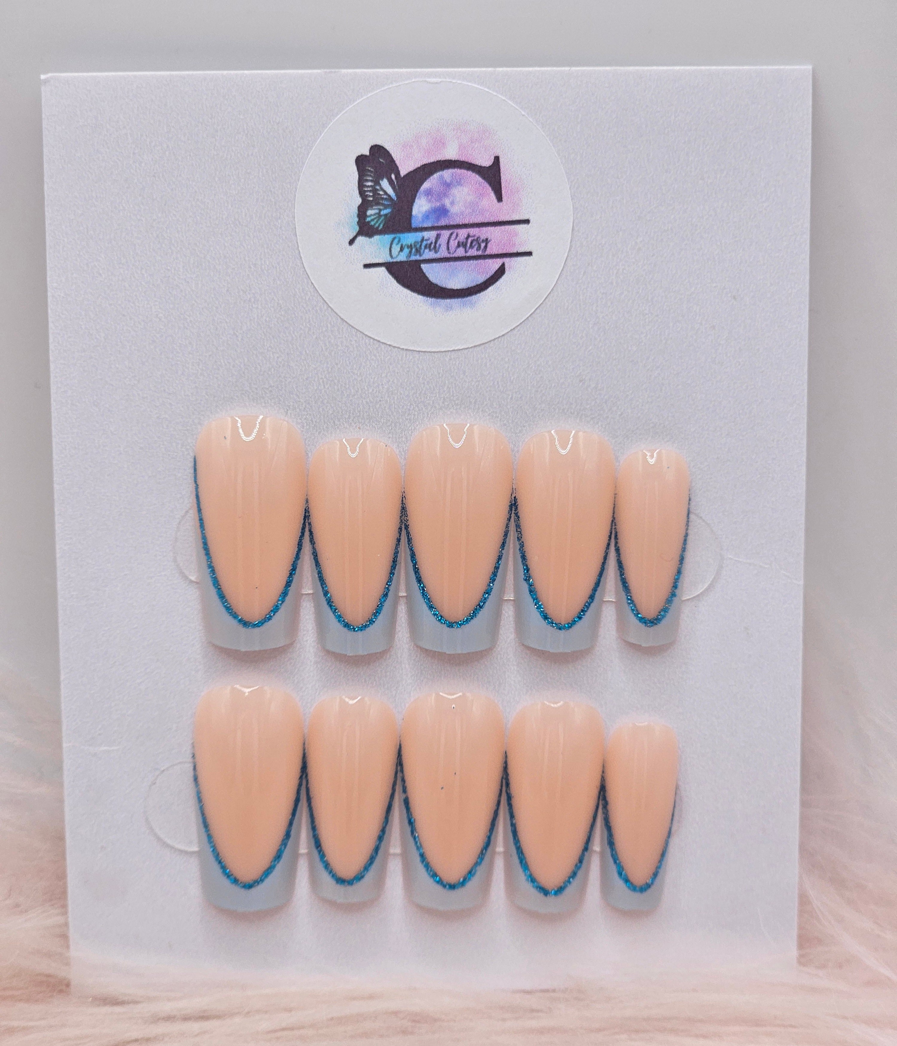 Ocean Kissed 24pc Press On Nail Set