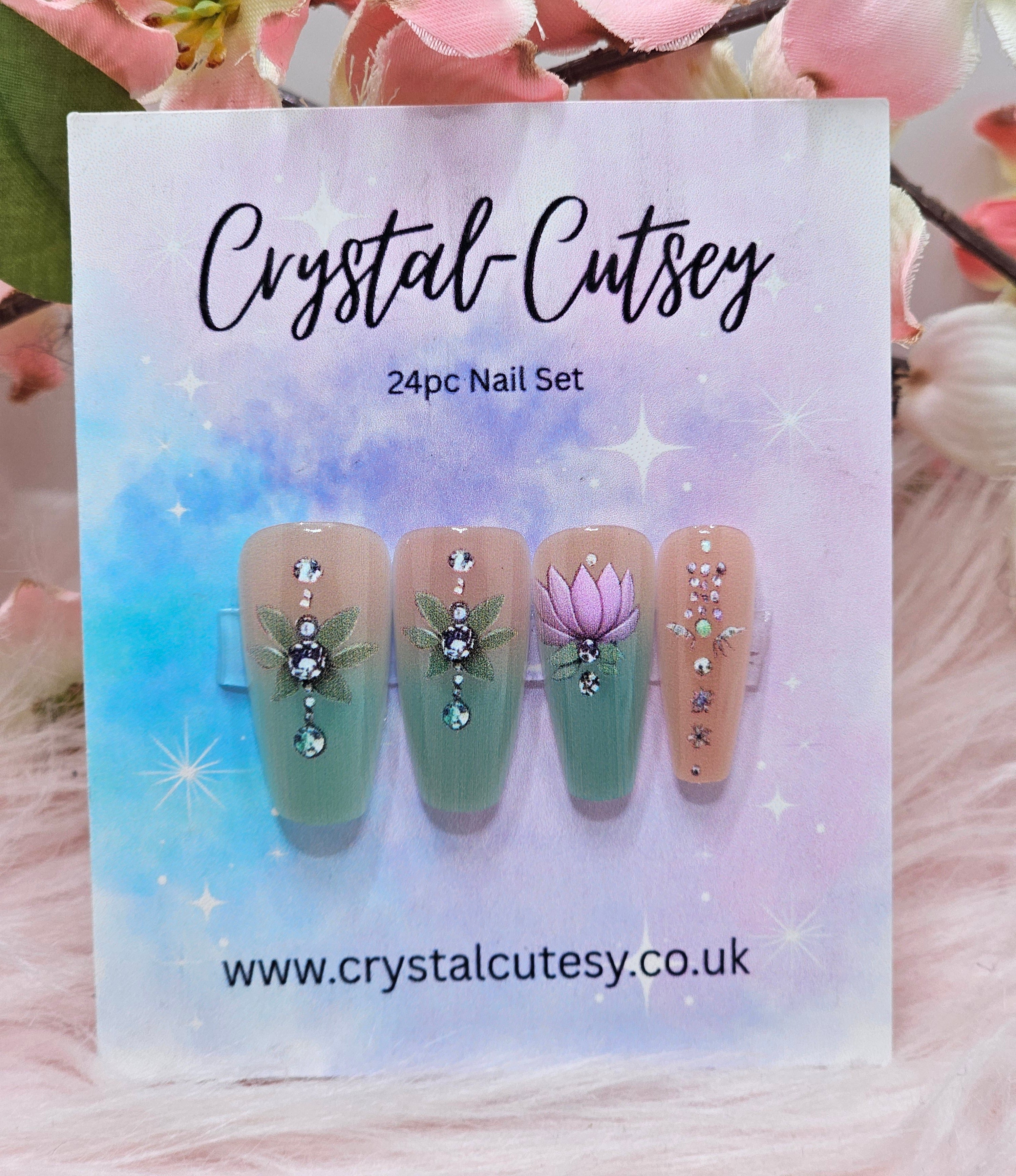 Lotus Press On Nails