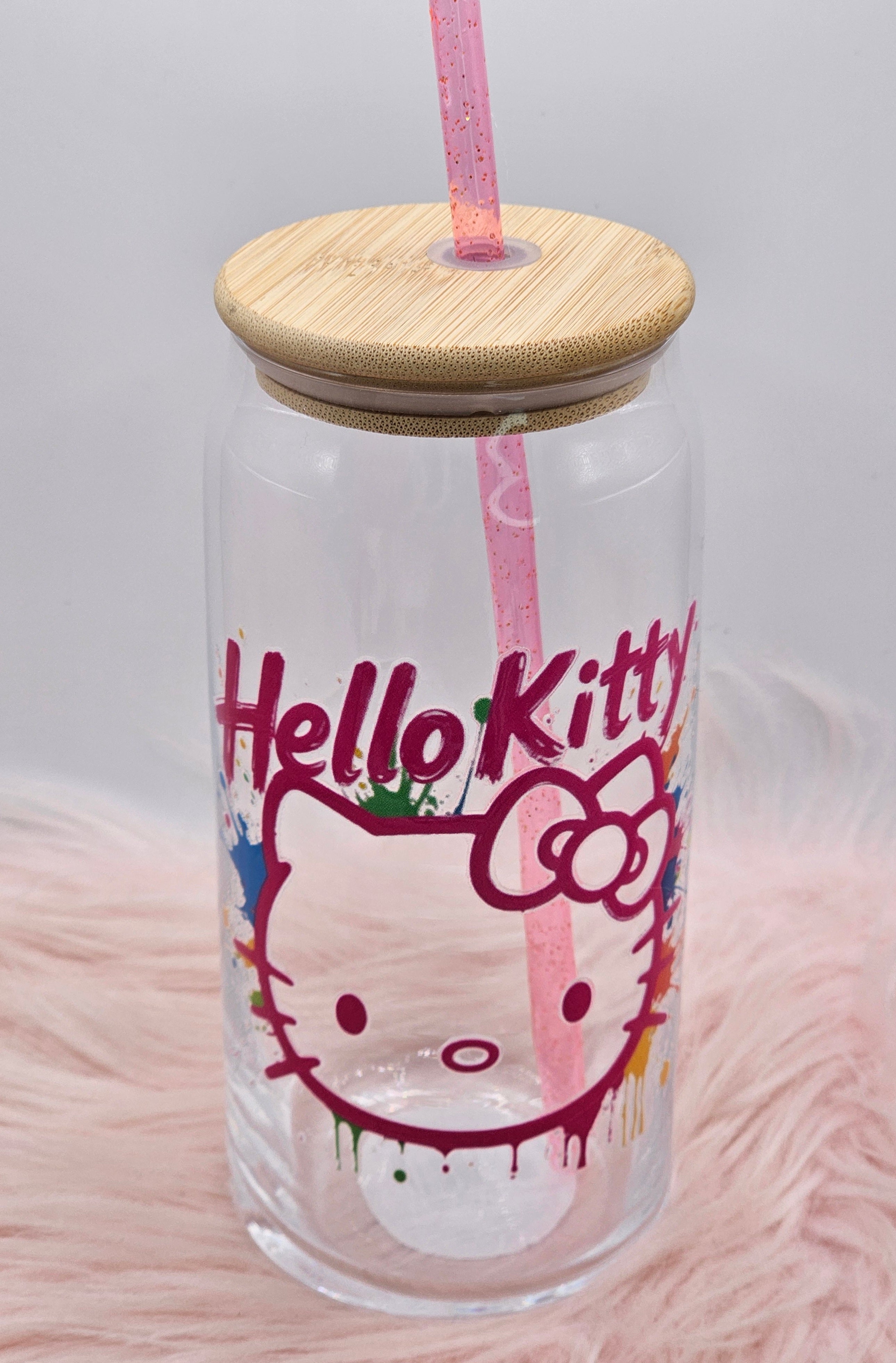 Hello Kitty Graffiti Glass