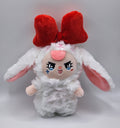 Baby Three Bunny Plush Keyring