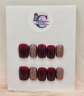 Burgundy Blush Sparkle