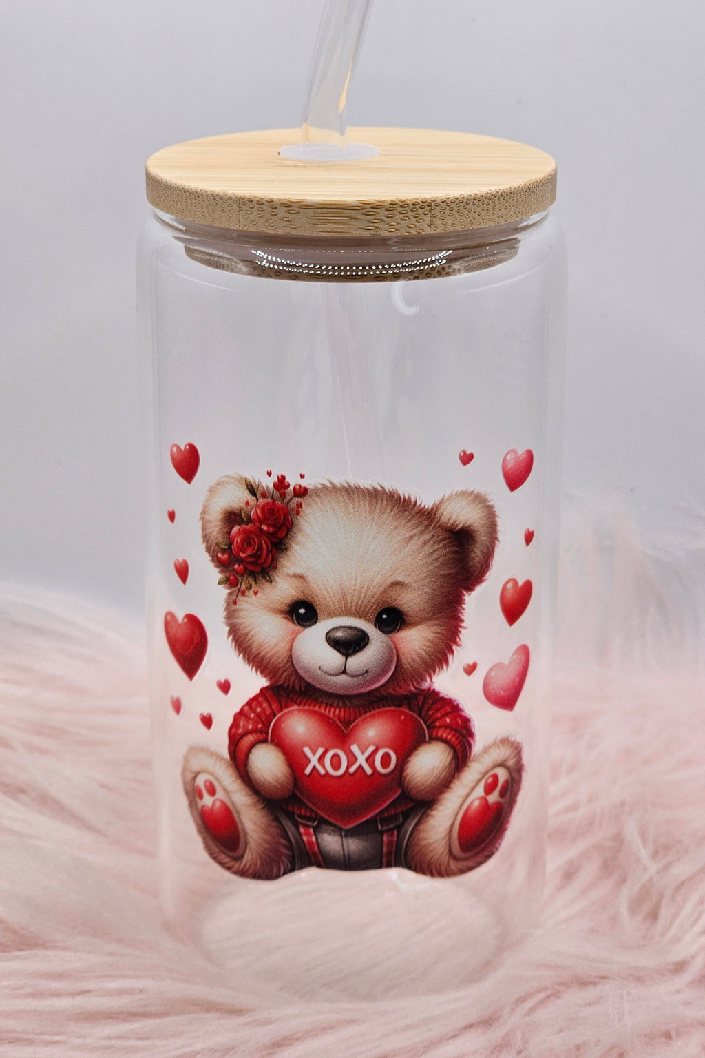 Huggy Bear Can Glass