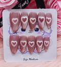 Aura Heart 10 Press-On Nail Set - Size M