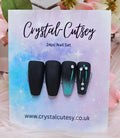 Blue Gradient Press On Nails