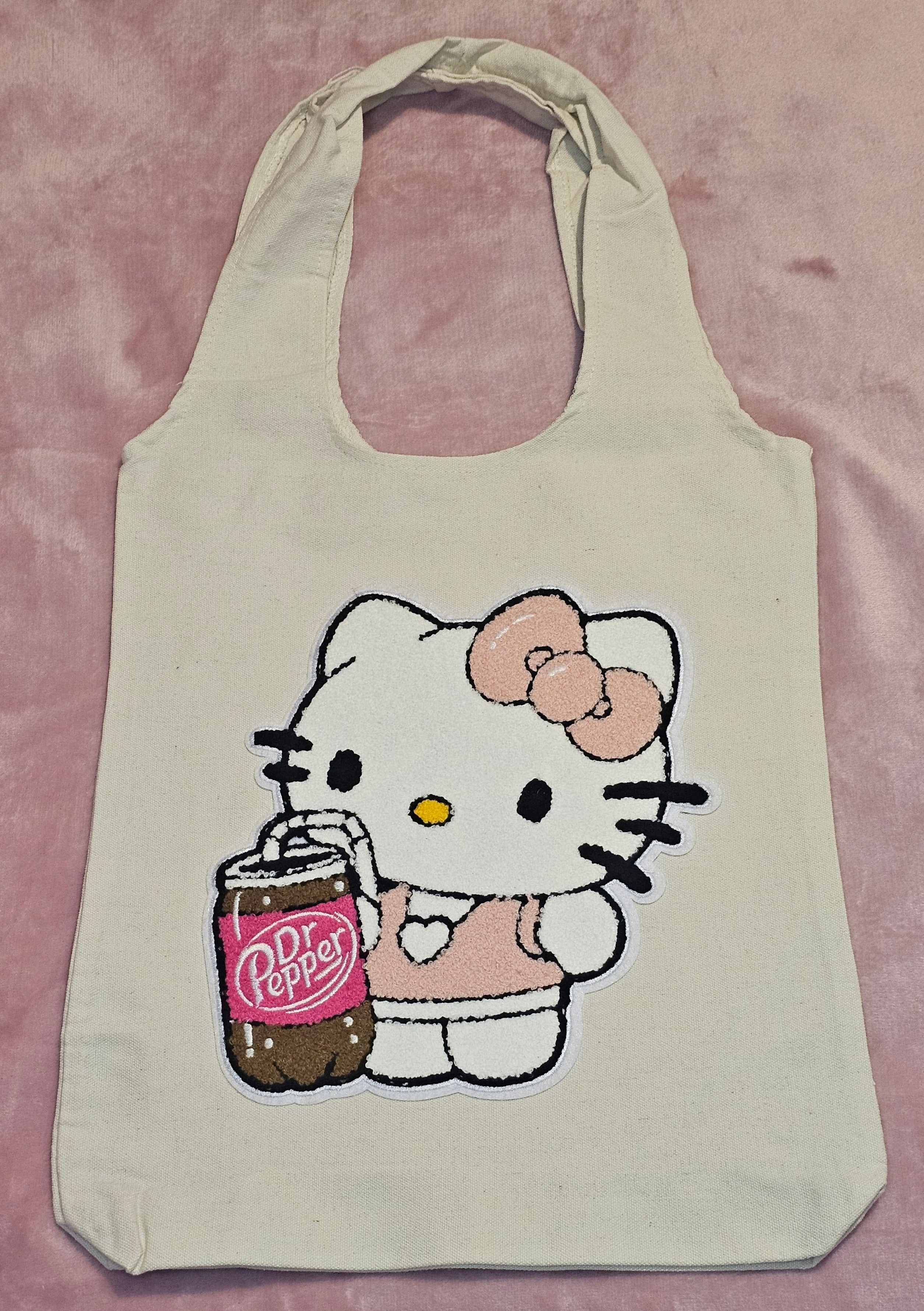 Soda Kitty Canvas Tote