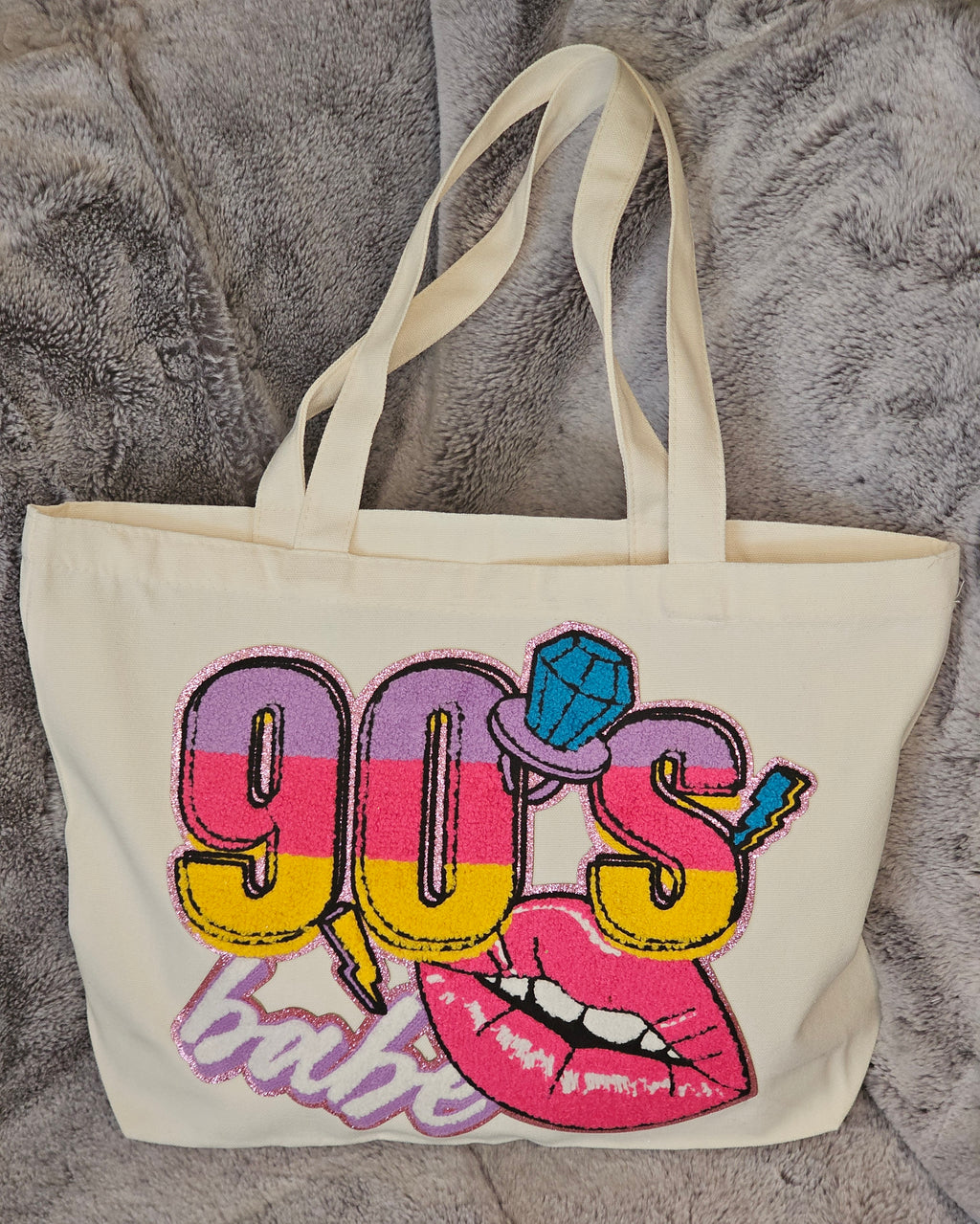 90’s Babe Canvas Tote Bag