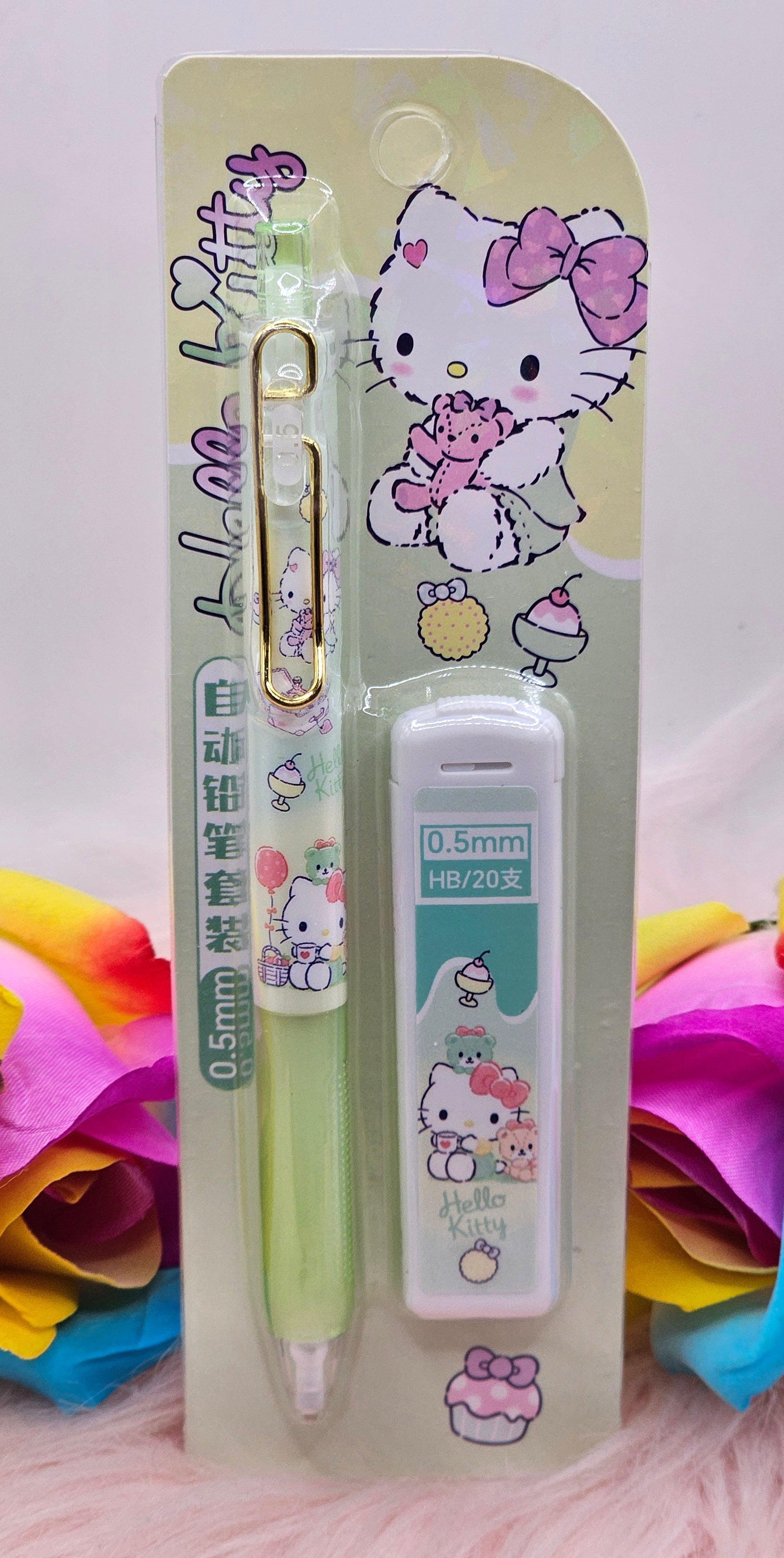 Hello Kitty Mechanical Pencil Set
