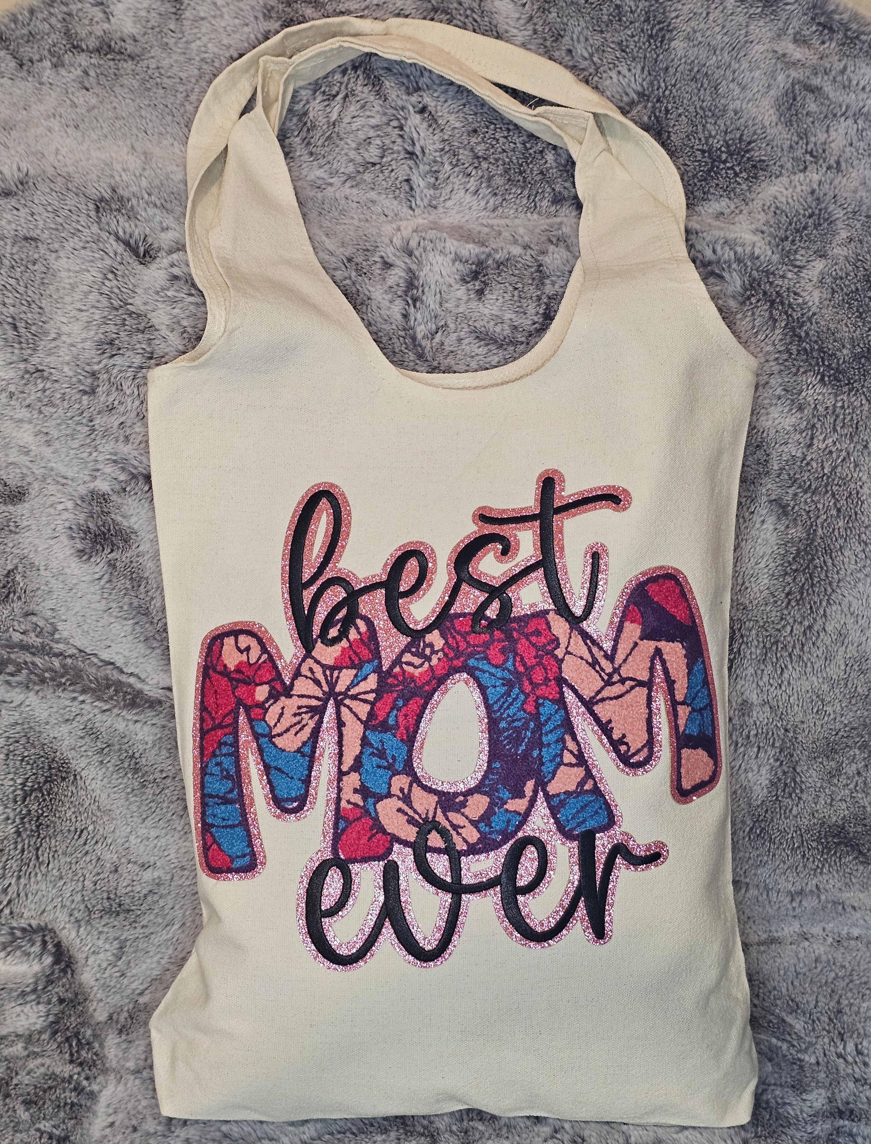 Best Mum Ever Canvas Shopper Bag