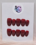 Cherry Wine 24pc Nail Set