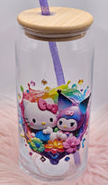 Hello Kitty & Kuromi Glass