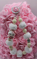 White Kawaii Kitty Phone Charm