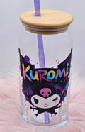 Kuromi Graffiti Glass