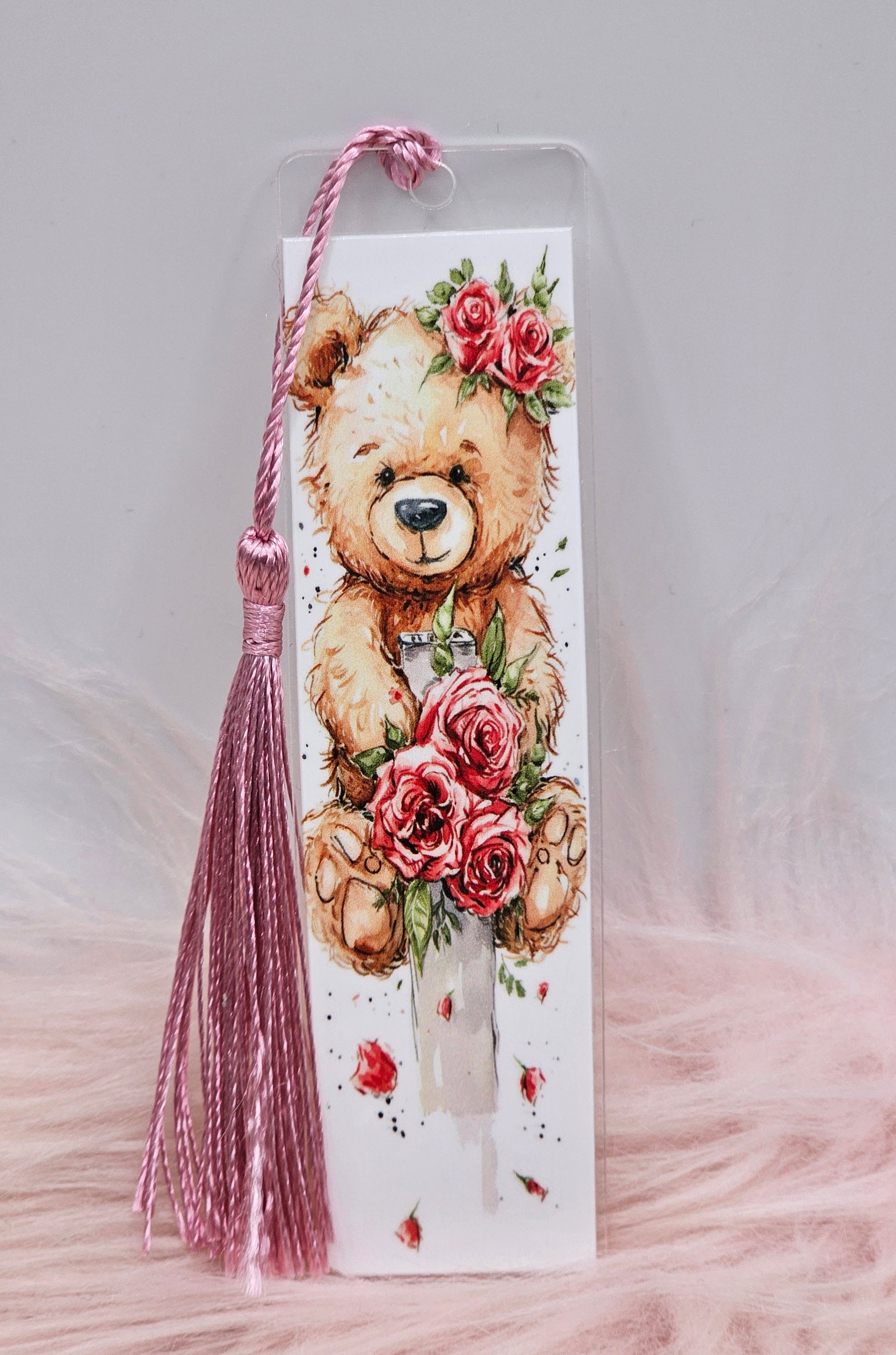 Rose Bear Bookmark