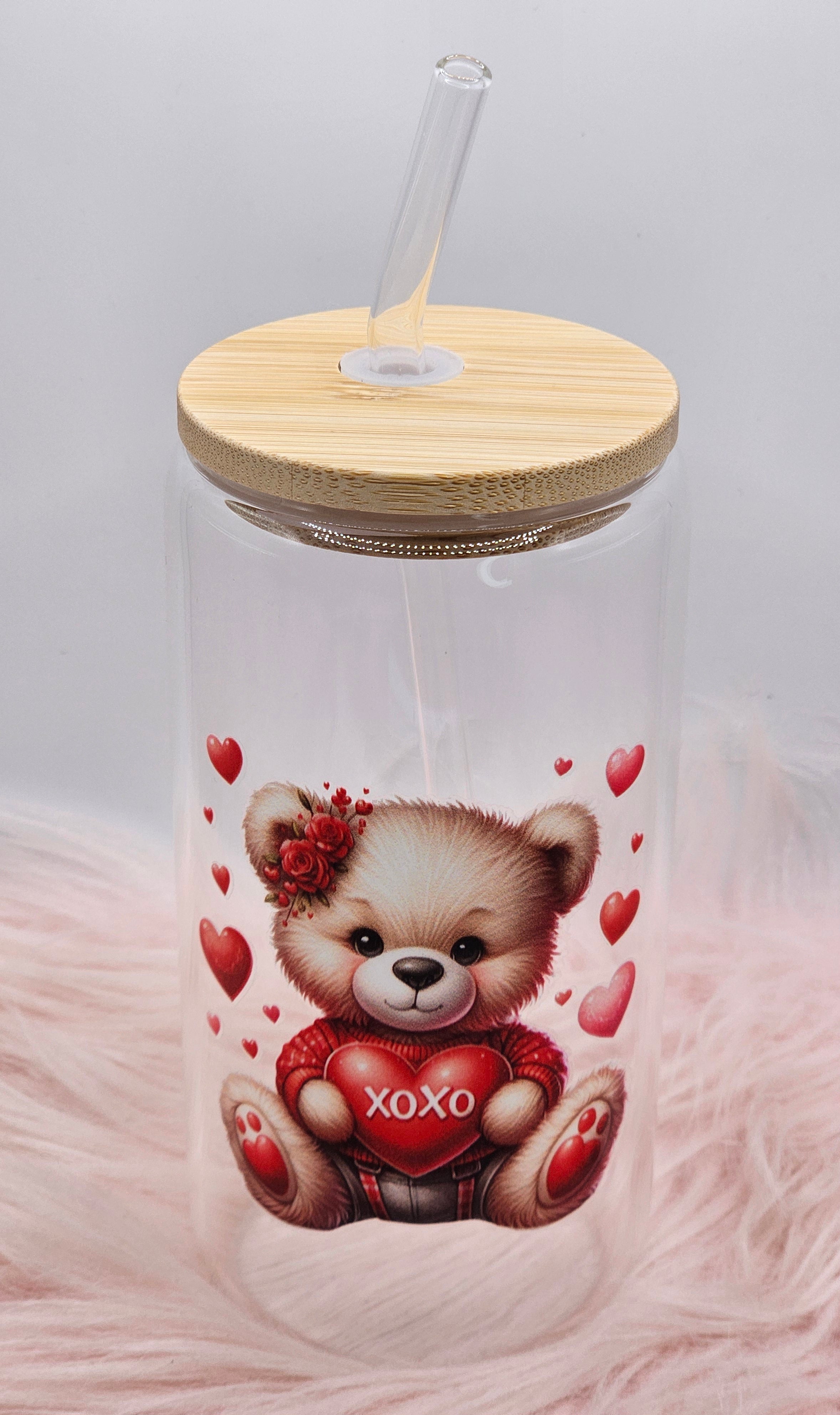 Huggy Bear Can Glass