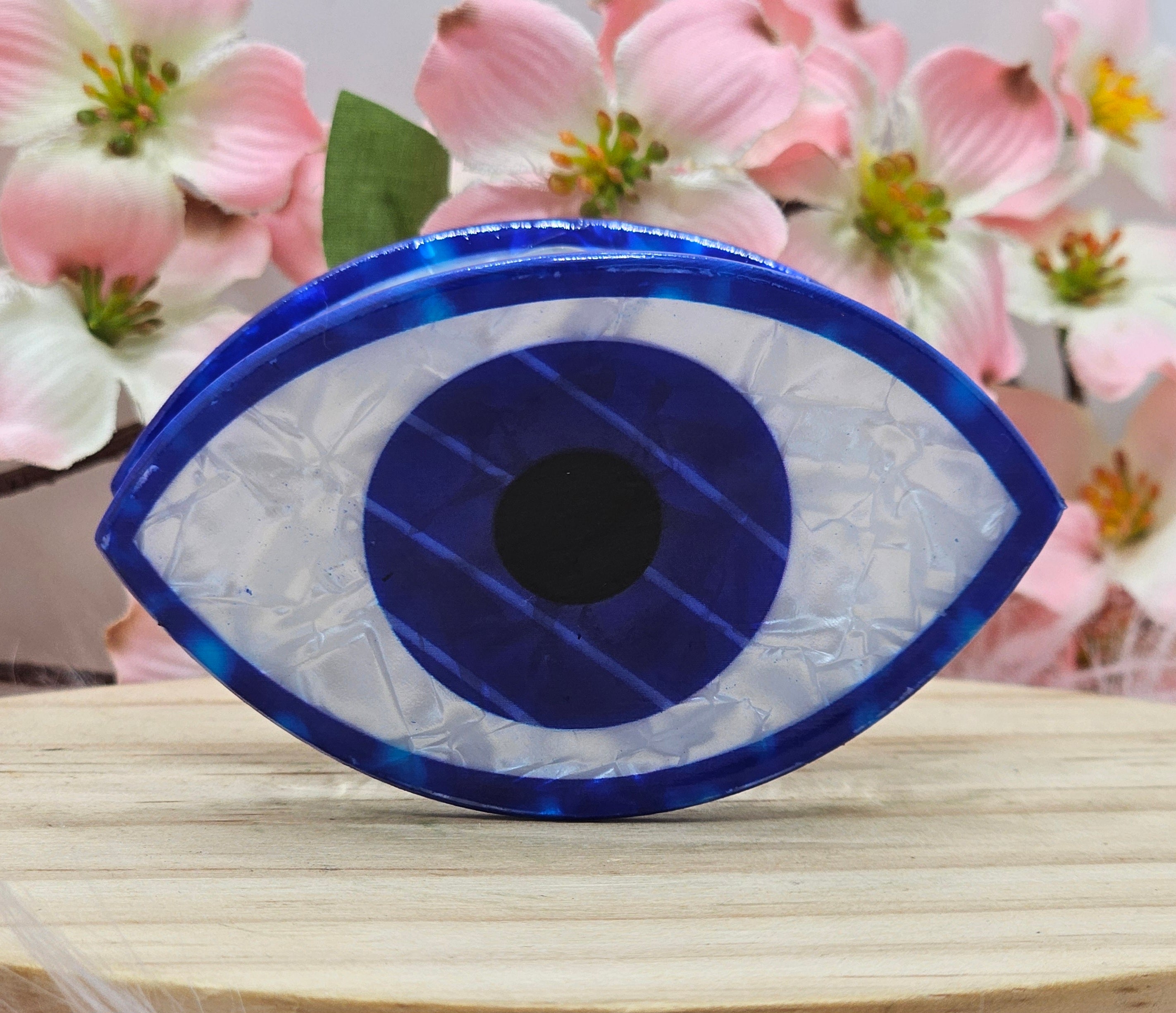 Evil Eye Hair Claw Clip