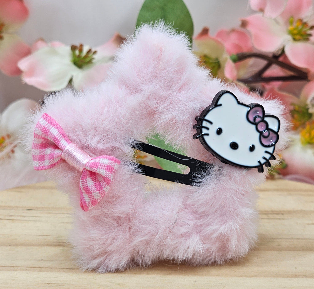 Pink Hello Kitty Star Hair Clip