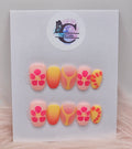 Tropical Pop 24pc Press On Nail Set
