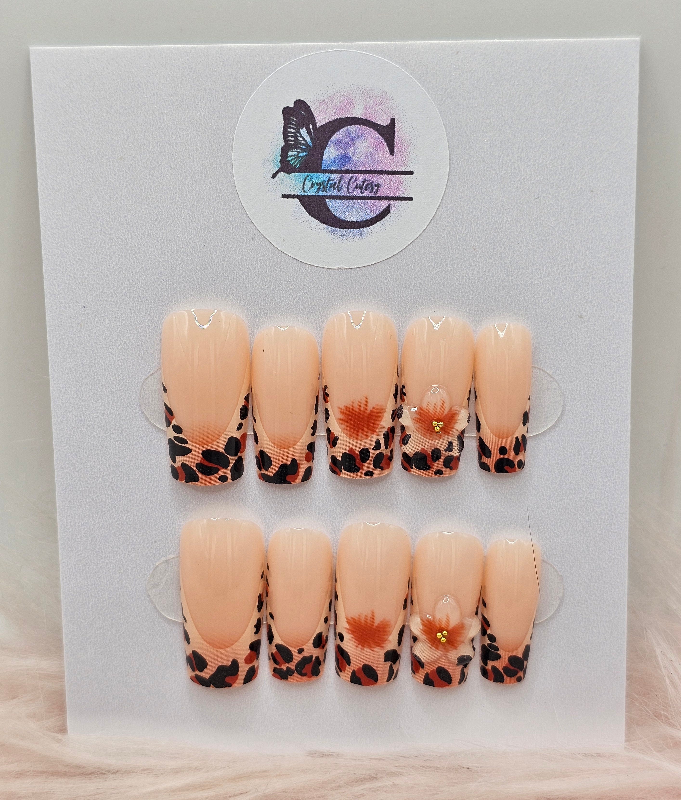 Safari Sweetheart 24pc Press On Nail Set