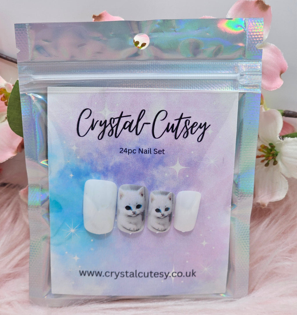 Cat Press On Nails