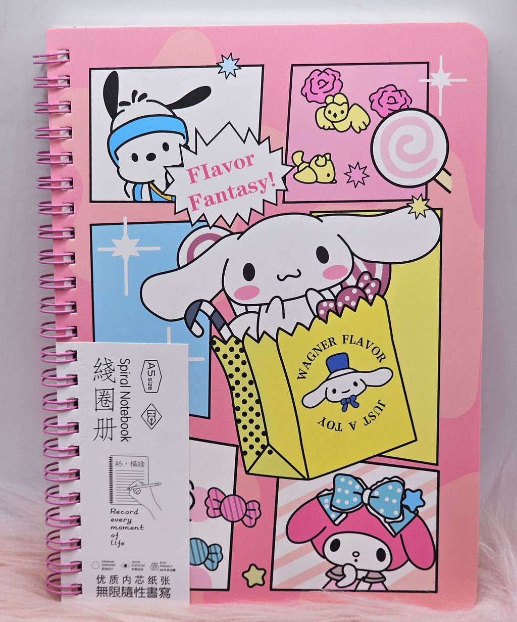 Cinnamoroll A5 Spiral Notebook
