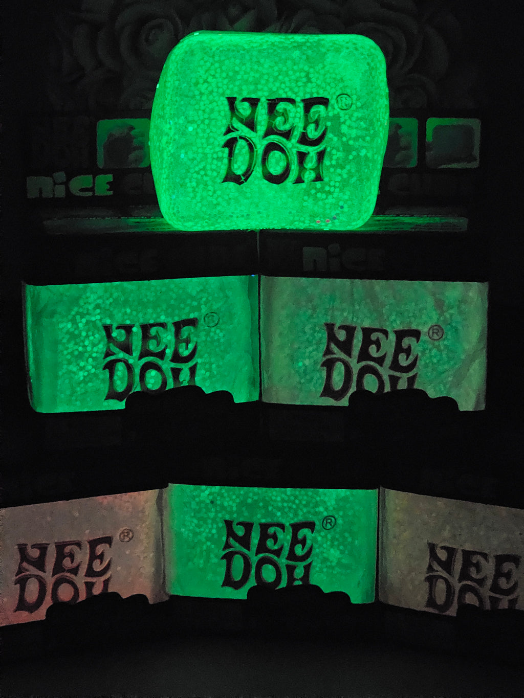 Glow in the Dark Squishy Cube - Random Colour