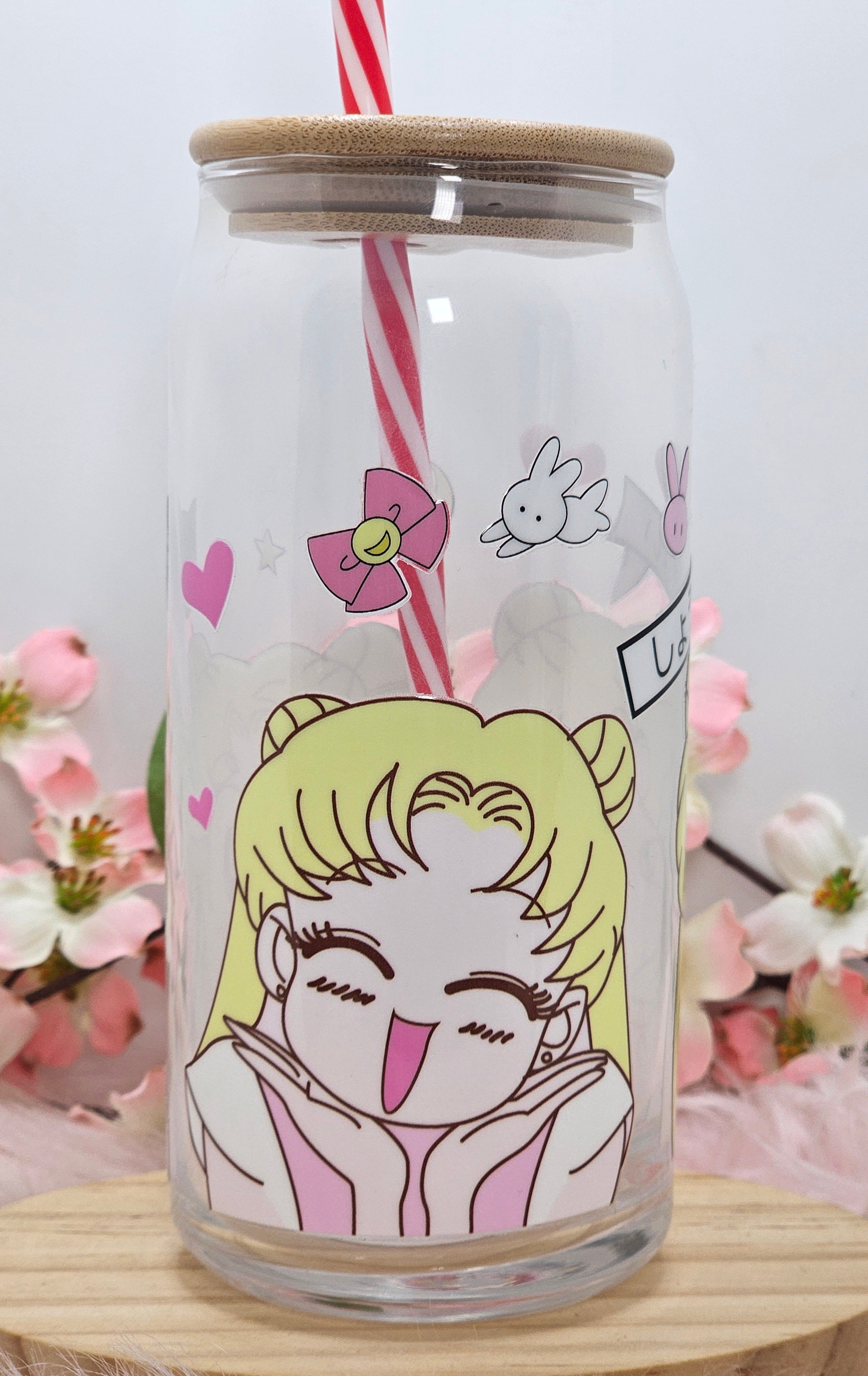 Sailor Moon Can Glass