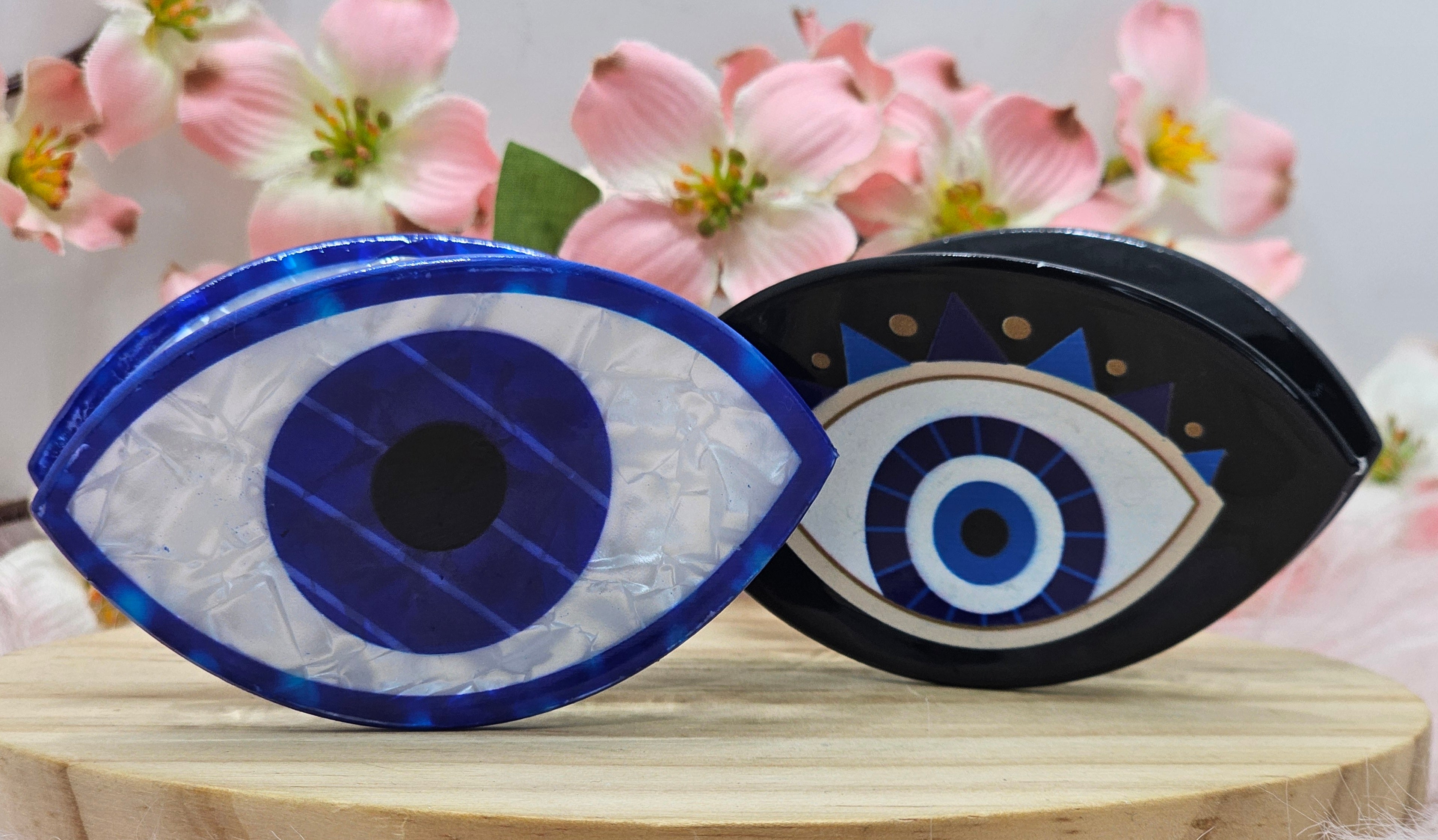 Evil Eye Hair Claw Clip