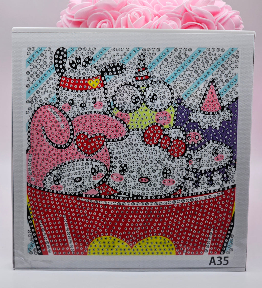 Kawaii Friends Diamond Painting Kit