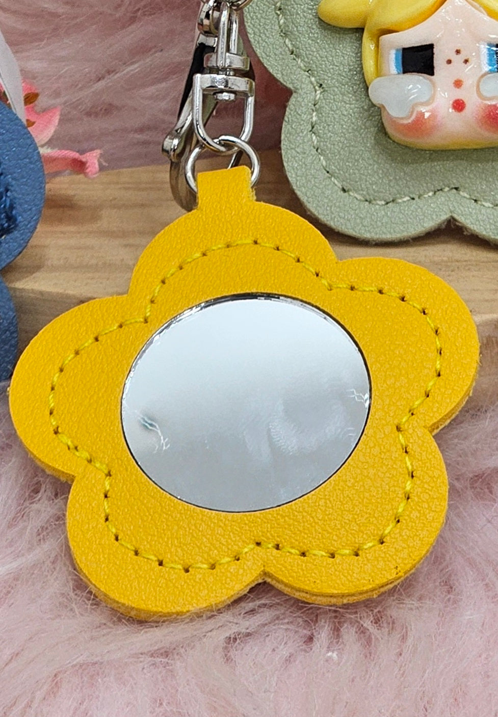 Cry Baby Mirror Keychain